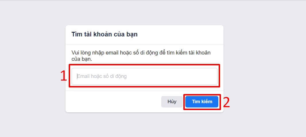 Hướng dẫn cách lấy lại facebook không cần mã xác nhận thông qua bạn bè máy tính 2