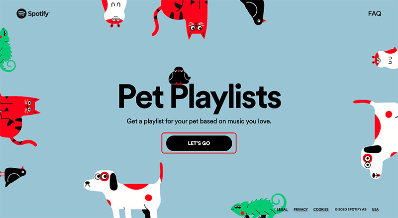 Cùng Spotify tạo danh sách nhạc cho thú cưng của bạn