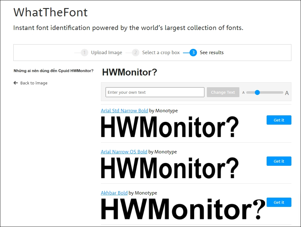 tìm kiếm font chữ