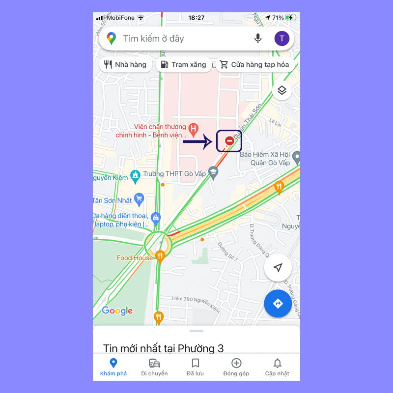 Kiểm tra đường đi mùa dịch với ứng dụng Google Maps