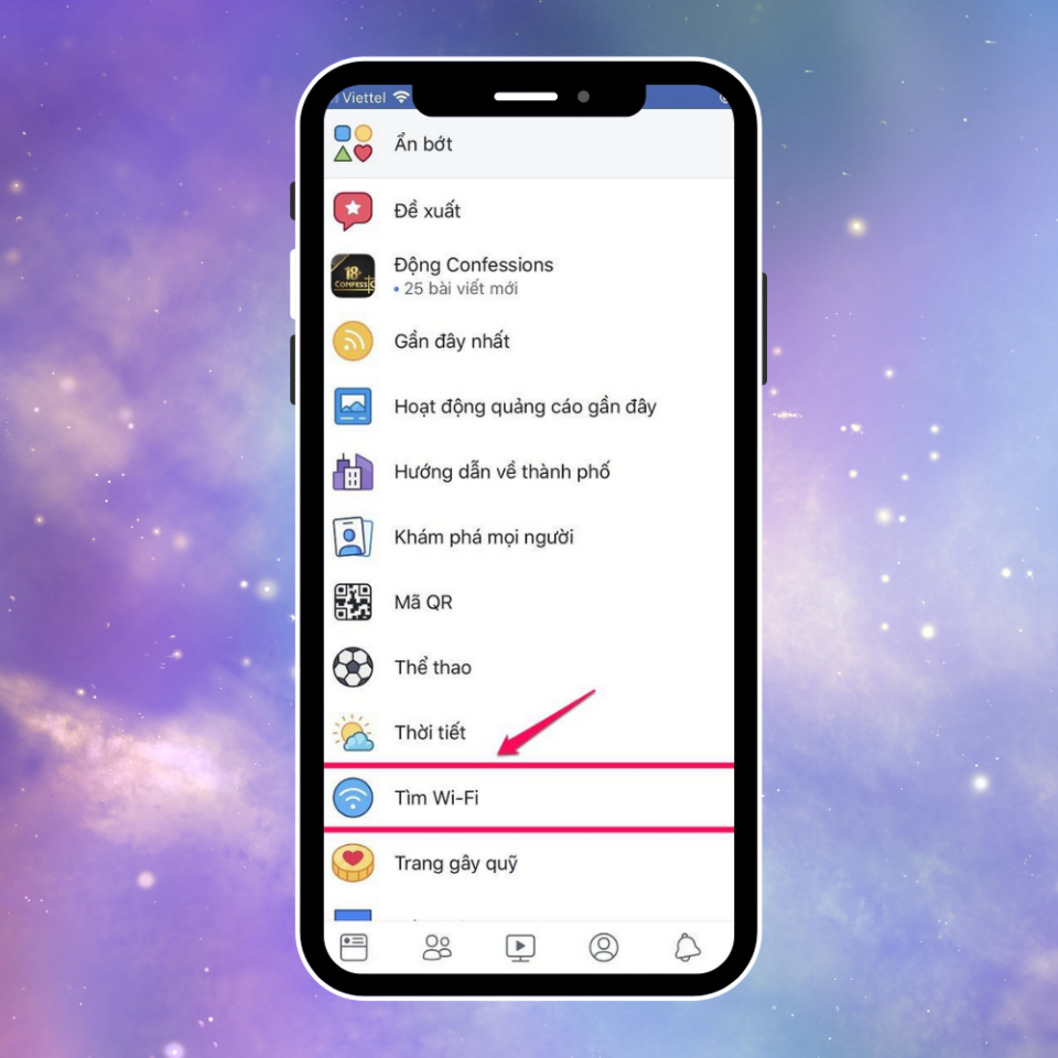 Facebook cũng hỗ trợ trong việc lấy lại Wifi - Bước 2