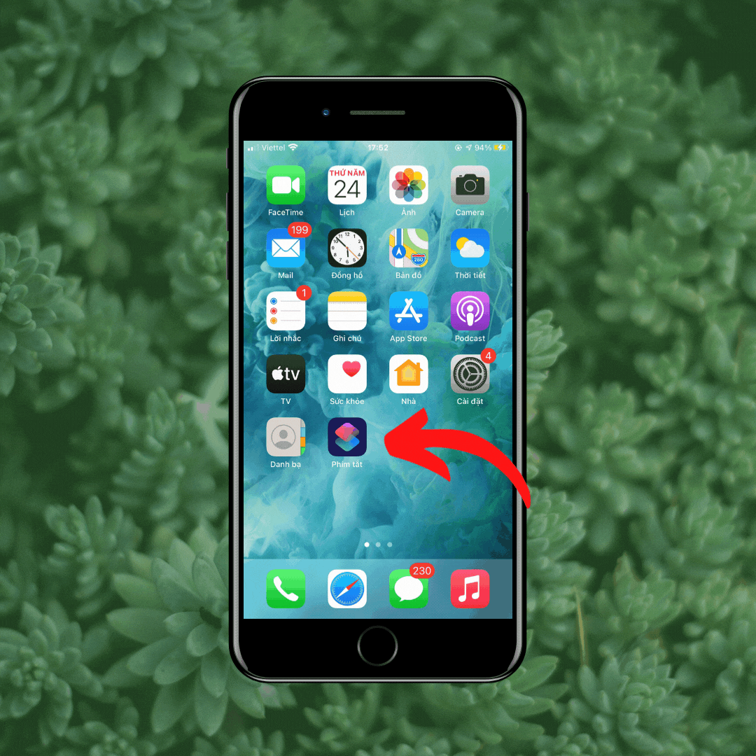 Cách đổi icon iPhone bằng phím tắt