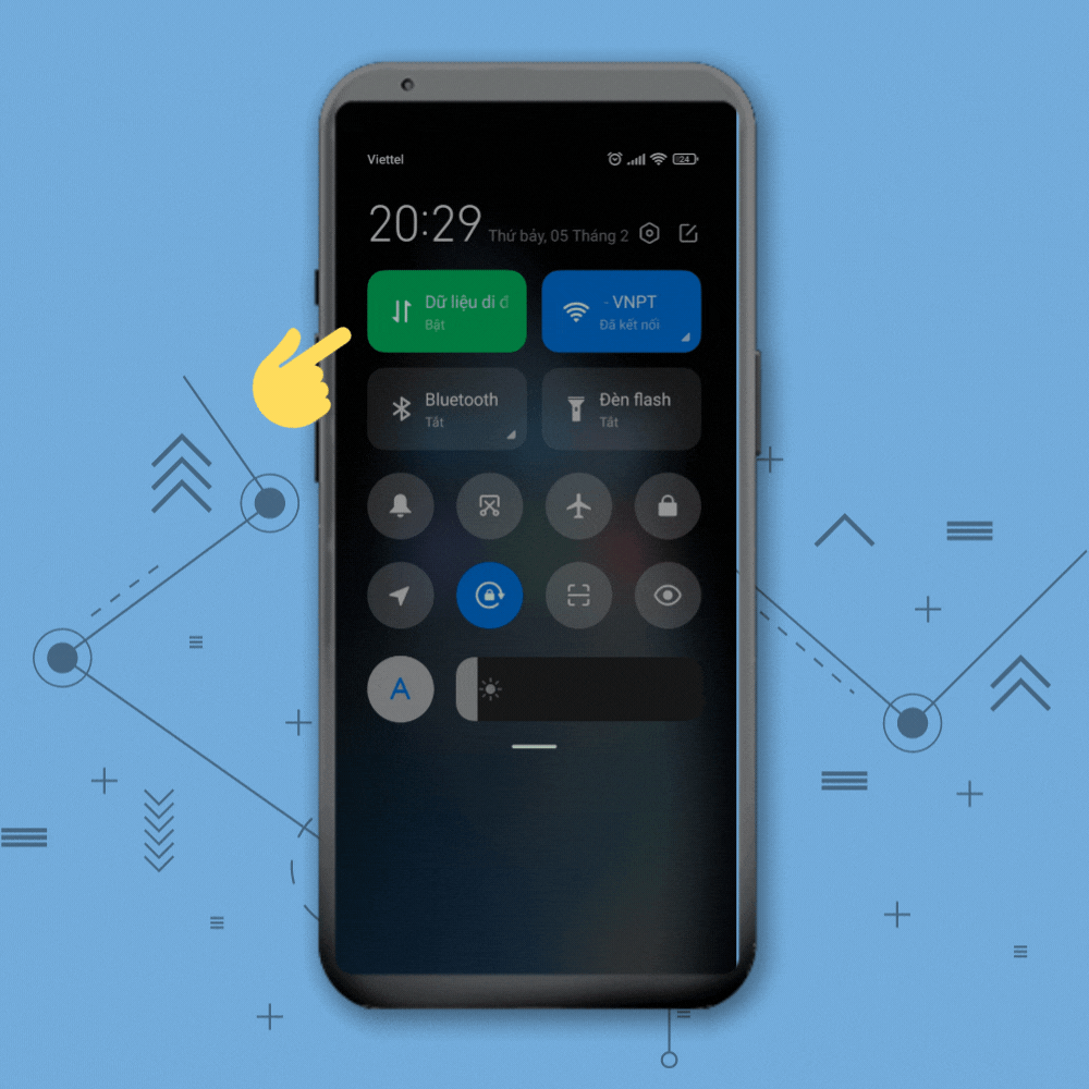 Kiểm tra kết nối mạng Wi-Fi/4G trên điện thoại