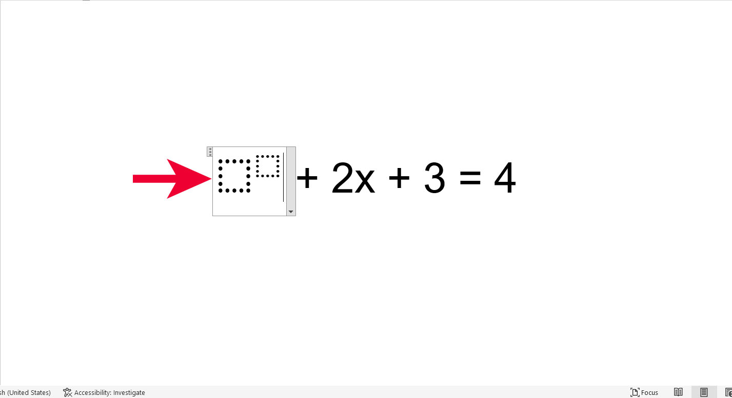 Hướng dẫn đánh số mũ trong Word bằng Equation - bước 3