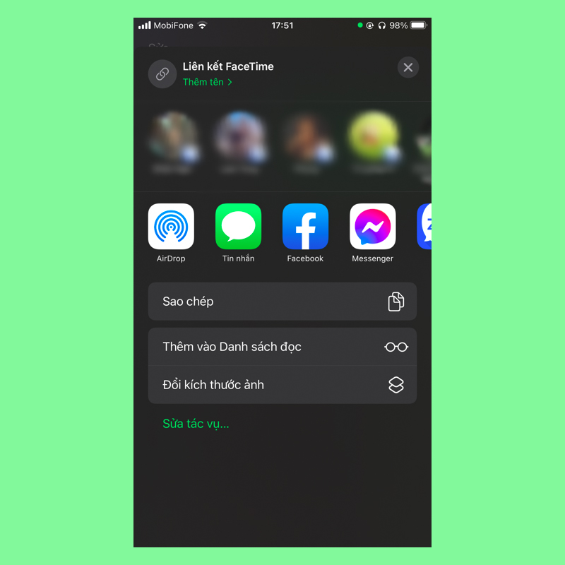 Tham gia cuộc gọi FaceTime trên điện thoại Android ở iOS 15