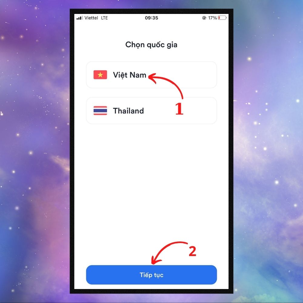 Cách đăng ký tài khoản Bitu - Bước 4