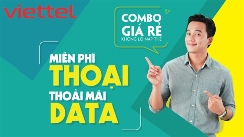 Cách đăng ký combo gói thoại và Data nhà mạng Viettel - Mobi - Vina