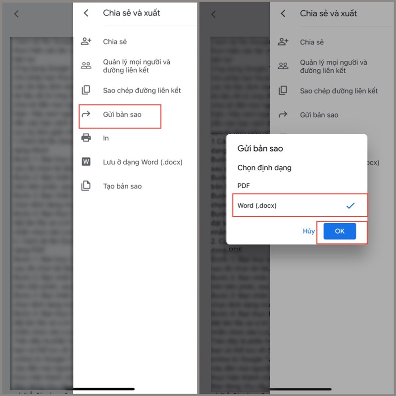 Cách tải file Google Tài liệu về điện thoại