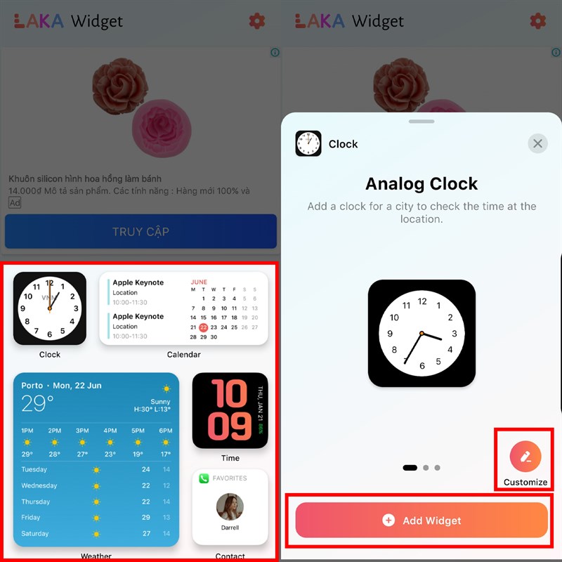 Laka Widget