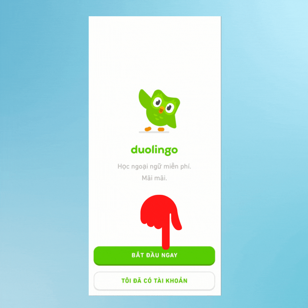 Cách sử dụng Duolingo học tiếng anh cơ bản cho người mới bắt đầu - Bước 1