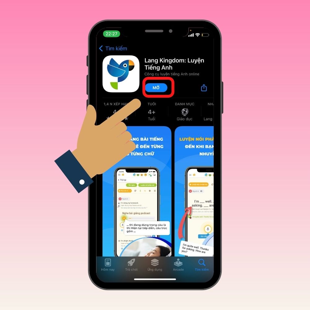 Cách tải Lang Kingdom miễn phí bước 3