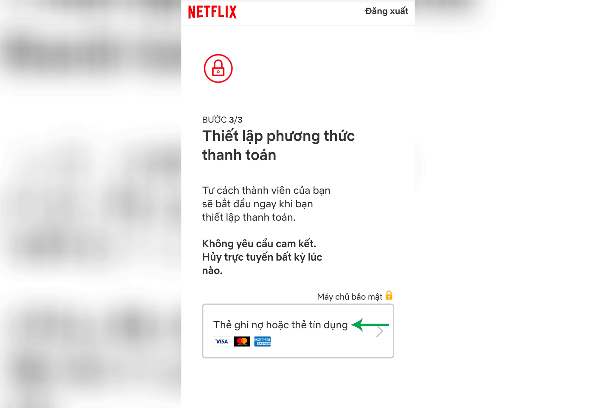 Hướng dẫn cách đăng ký Netflix chi tiết bước 3
