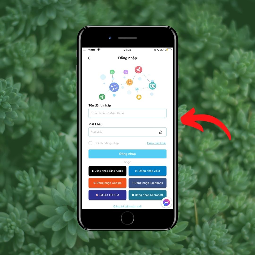 Cách tạo tài khoản onluyen.vn thi thử