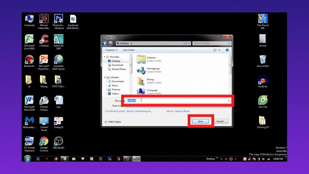 Hướng dẫn ghi âm máy tính Windows 7,8 bước 5