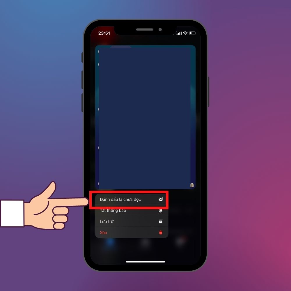 Hướng dẫn đánh dấu chưa đọc tin nhắn Messenger dễ dàng trên điện thoại bước 1