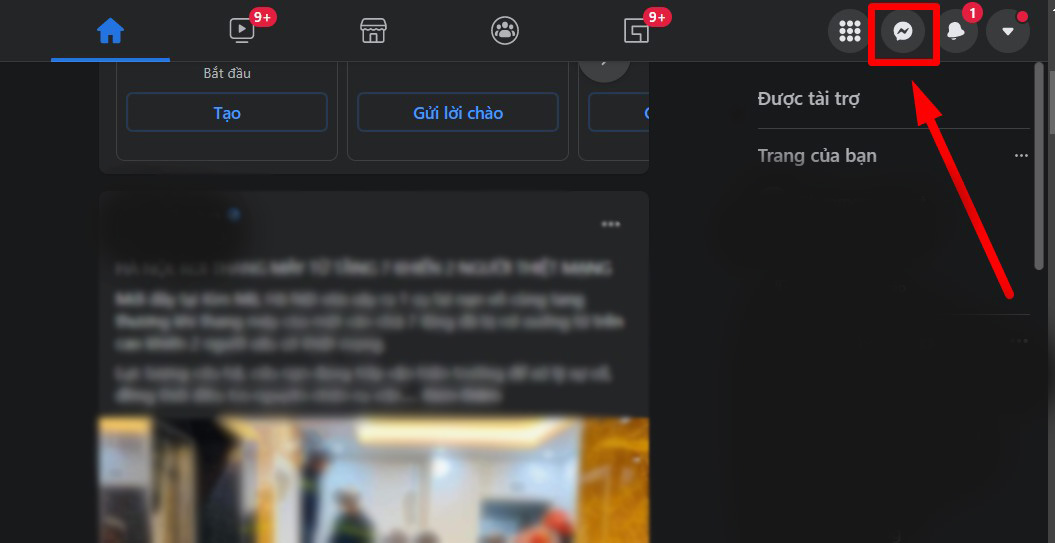 Hướng dẫn đánh dấu tin nhắn Messenger trên máy tính bước 2