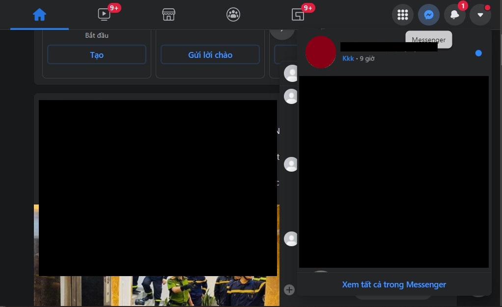 Hướng dẫn đánh dấu tin nhắn Messenger trên máy tính bước 4