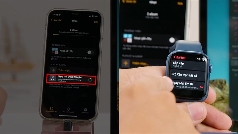 Cách chuyển nhạc từ iPhone sang Apple Watch