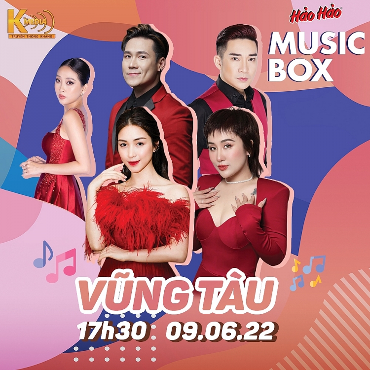 Khánh Phương, Quang Hà, Huỳnh Tú và Hòa Minzy kết hợp tại sân khấu 'Music Box' tháng 6 Khánh Phương, Quang Hà, Huỳnh Tú và Hòa Minzy kết hợp tại sân khấu 'Music Box' tháng 6