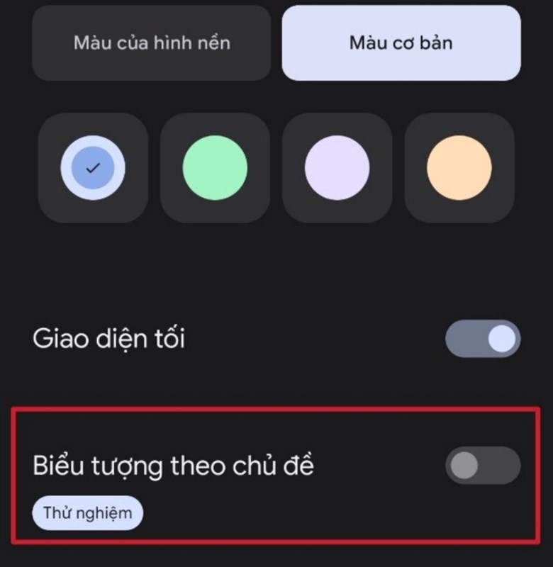 Cách đổi biểu tượng theo chủ đề trên Pixel