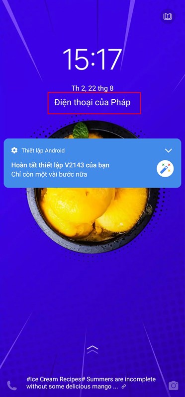 Cách hiển thị tên trên màn hình khóa Vivo