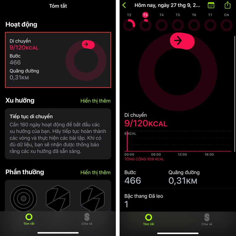 Cách sử dụng ứng dụng Thể dục trên iOS 16