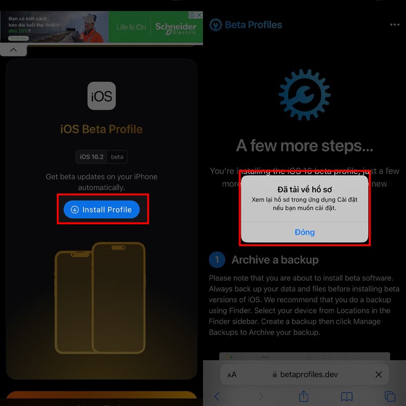 Cách cập nhật iOS 16.2 Beta