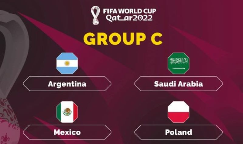 logo 4 đội bóng ở Bảng C World Cup 2022