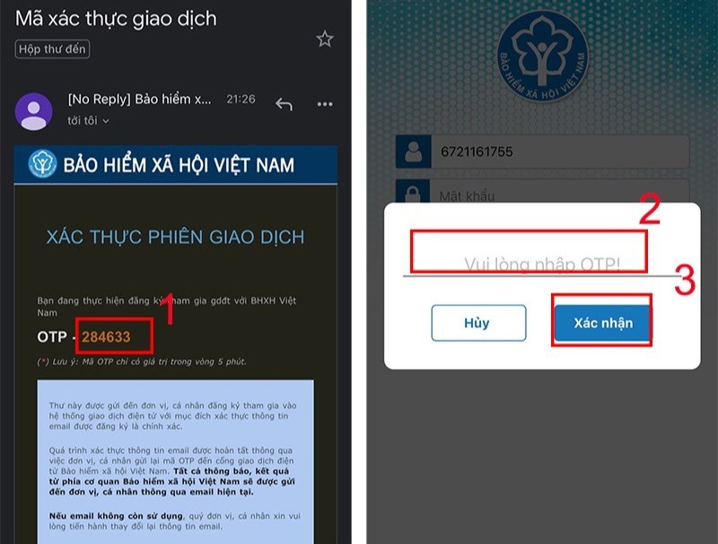 Hướng dẫn cách lấy lại mật khẩu VSSID thông qua email bước 4