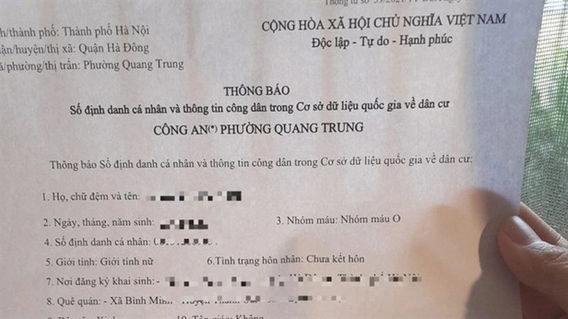 Cách sử dụng thông tin cá nhân thay cho sổ hộ khẩu Cách sử dụng thông tin cá nhân thay cho sổ hộ khẩu