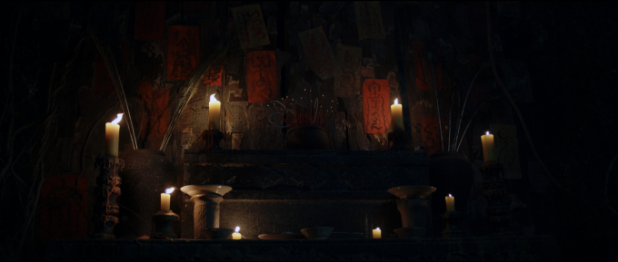 Nhiều khung cảnh tạo nên vẻ bí ẩn, kỳ bí của bộ phim