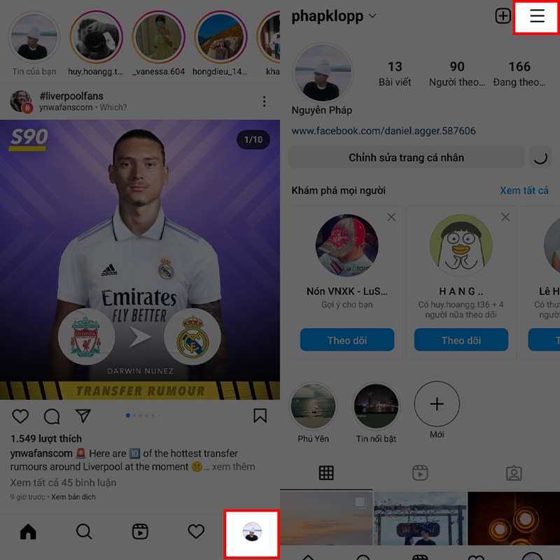 Cách xem lại bình luận trên Instagram