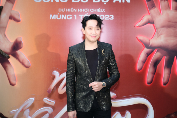 Hình ảnh Trấn Thành trong họp báo Nhà Bà Nữ