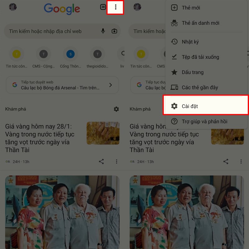 Cách lưu thêm tài khoản trên Chrome điện thoại Cách lưu thêm tài khoản trên Chrome điện thoại