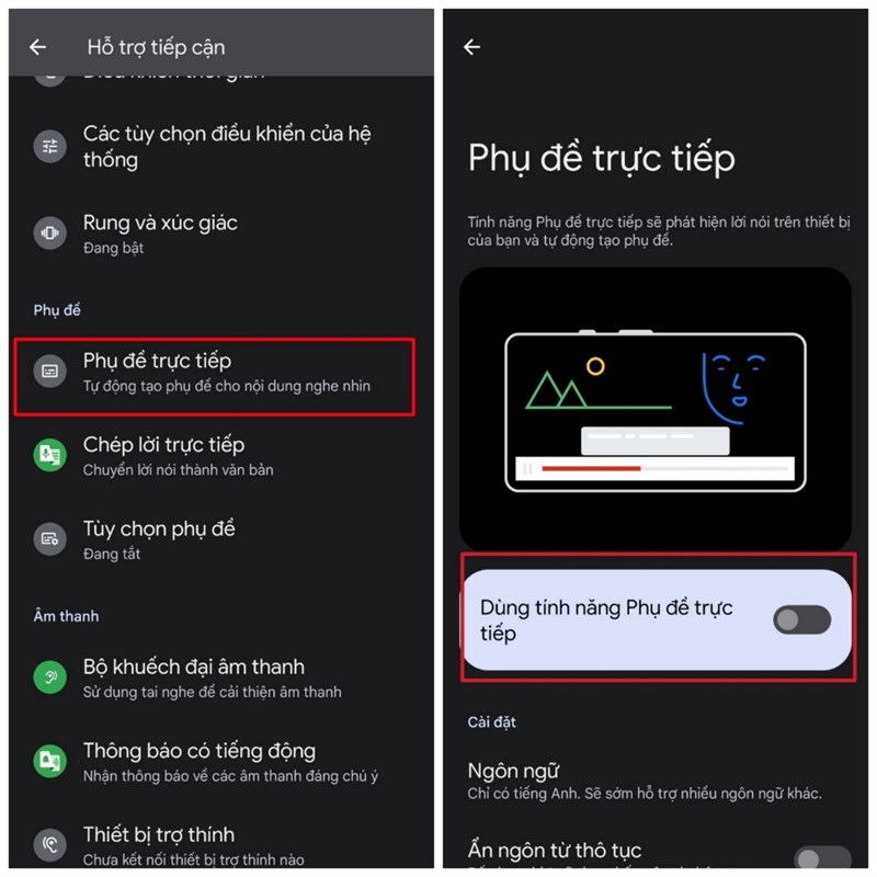 Cách bật phụ đề tự động trên Pixel
