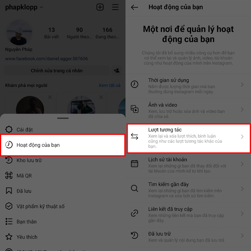 Cách bỏ thích nhiều bài viết cùng lúc trên Instagram