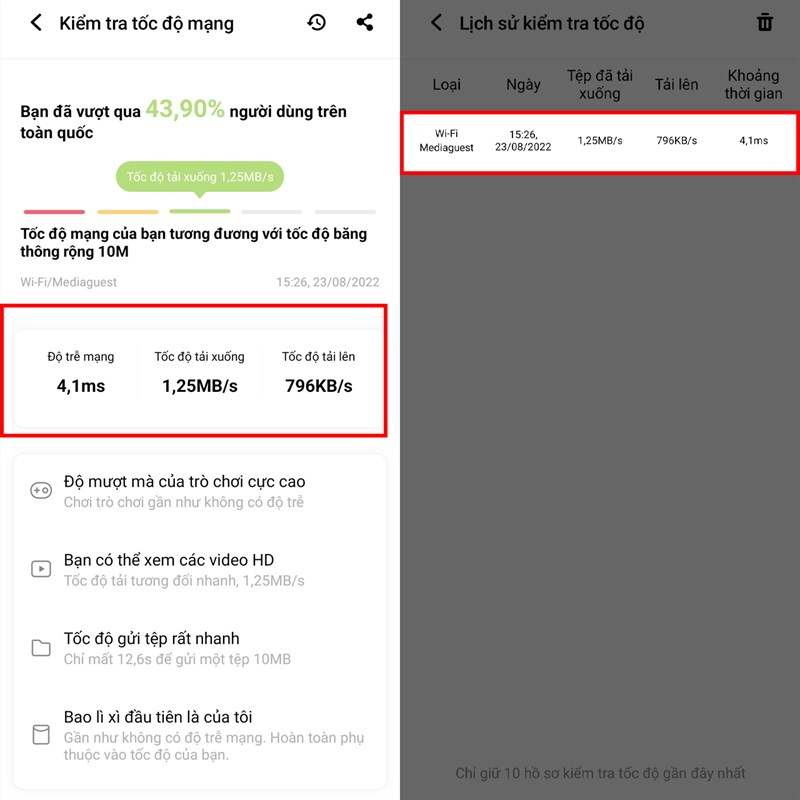 Cách đo tốc độ mạng trên điện thoại Vivo Cách đo tốc độ mạng trên điện thoại Vivo