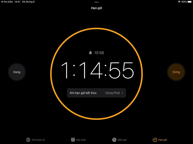 Cách hẹn giờ tắt nhạc trên iPad