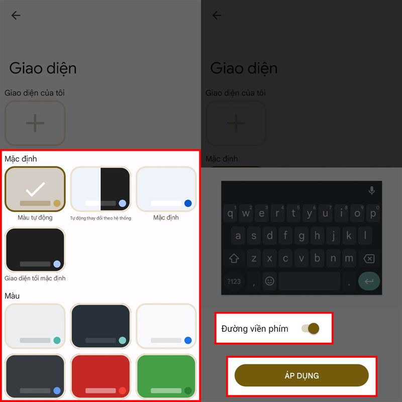 Cách đổi giao diện bàn phím Gboard