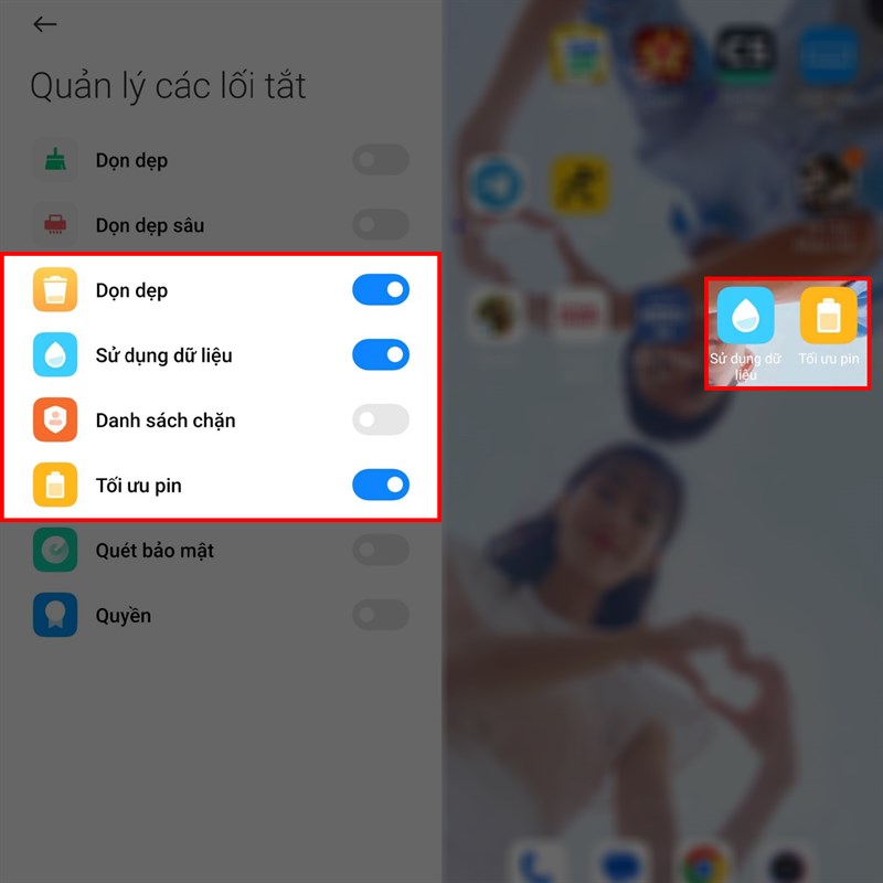 Cách bật lối tắt bảo mật trên điện thoại Xiaomi Cách bật lối tắt bảo mật trên điện thoại Xiaomi
