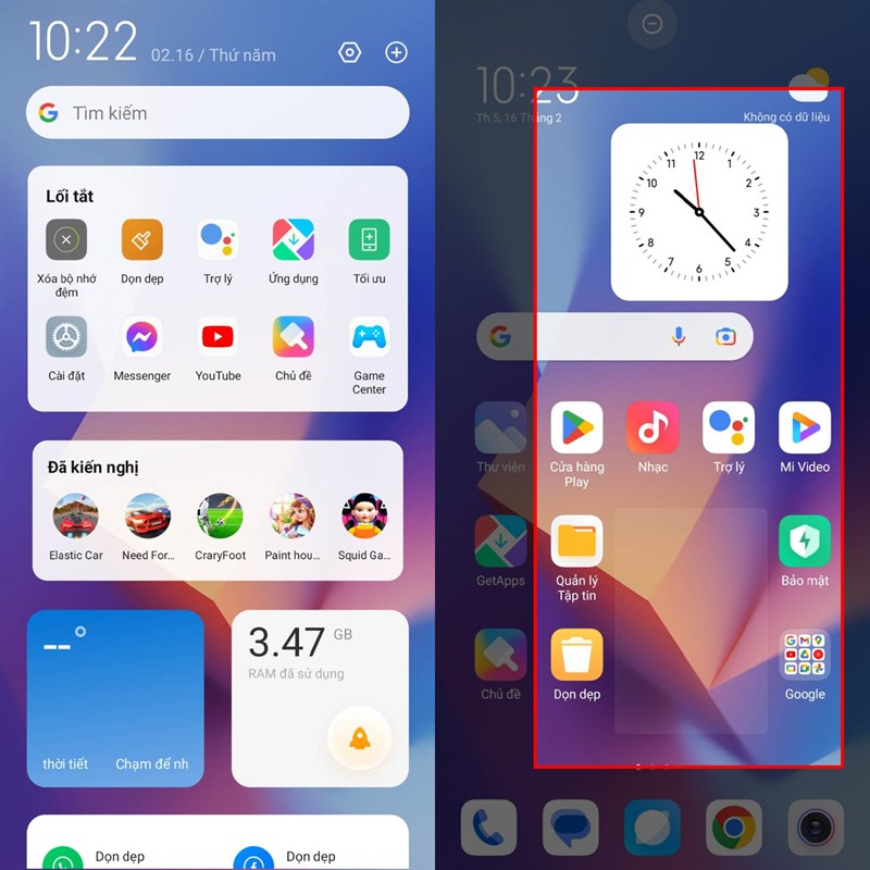 Cách nhận thêm các Widget đẹp cho Xiaomi