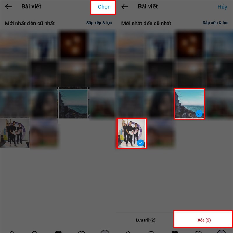 Cách xóa nhiều bài viết cùng lúc trên Instagram