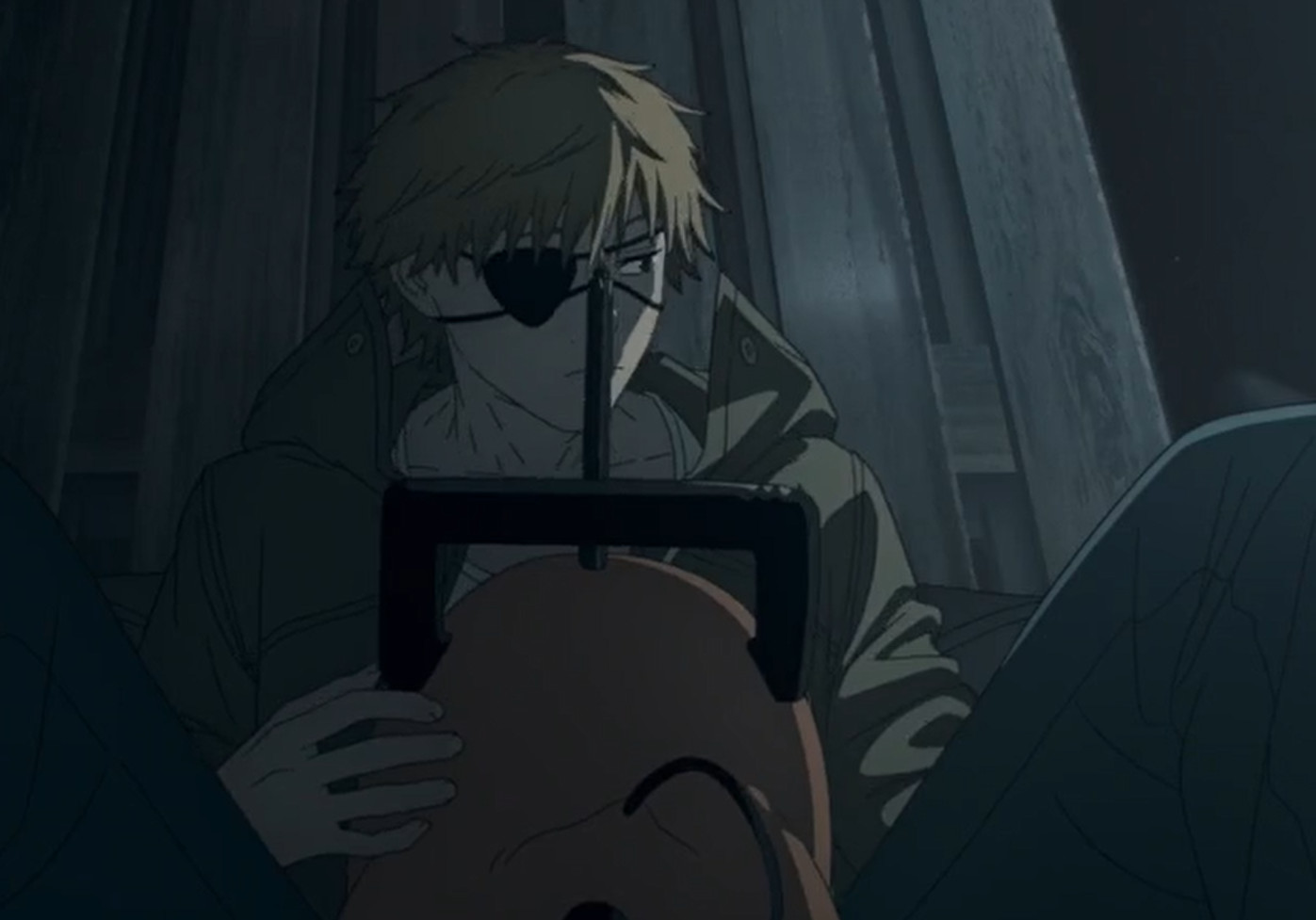 Denji cô đơn trong chính ngôi nhà mình