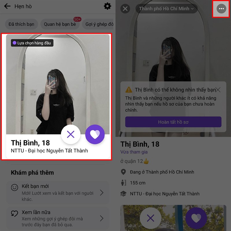 Cách chặn người khác trong hẹn hò Facebook Cách chặn người khác trong hẹn hò Facebook