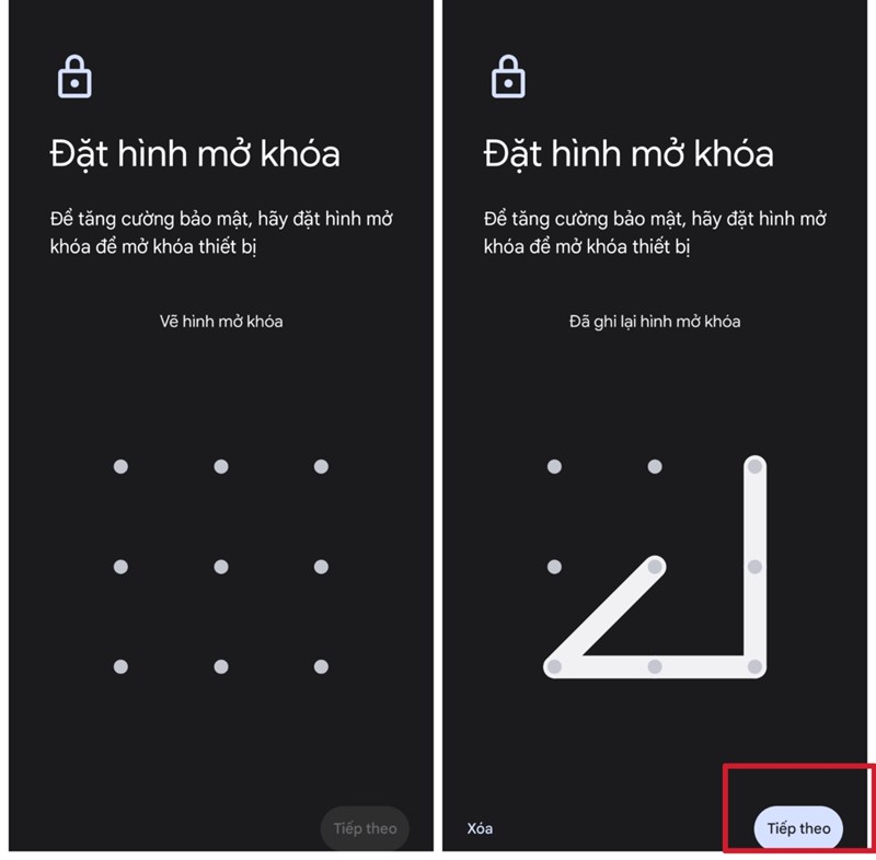 Cách đặt phương thức khóa màn hình trên Google Pixel