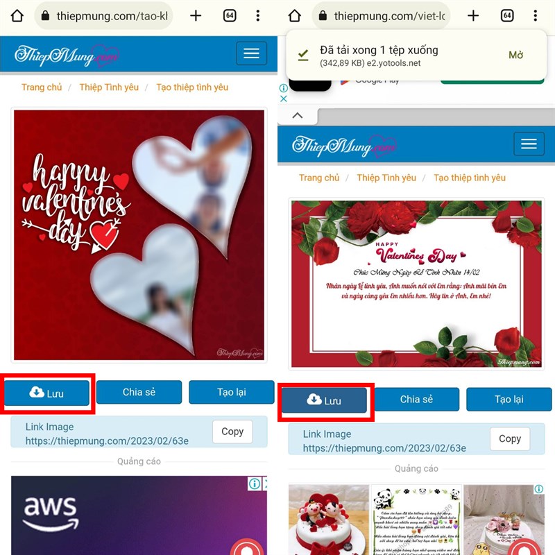 Hướng dẫn cách tạo thiệp Valentine online Hướng dẫn cách tạo thiệp Valentine online