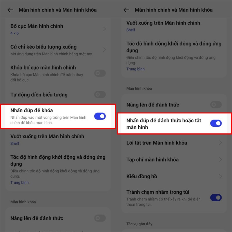 Hướng dẫn cách bật chạm 2 lần tắt màn hình OPPO