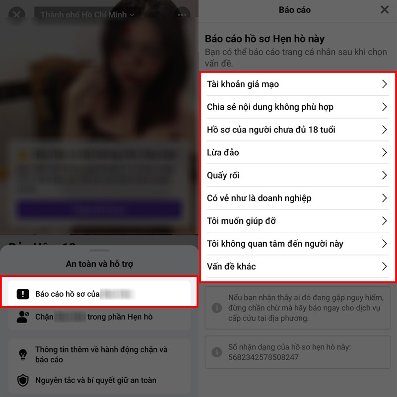 Cách báo cáo tài khoản hẹn hò Facebook Cách báo cáo tài khoản hẹn hò Facebook
