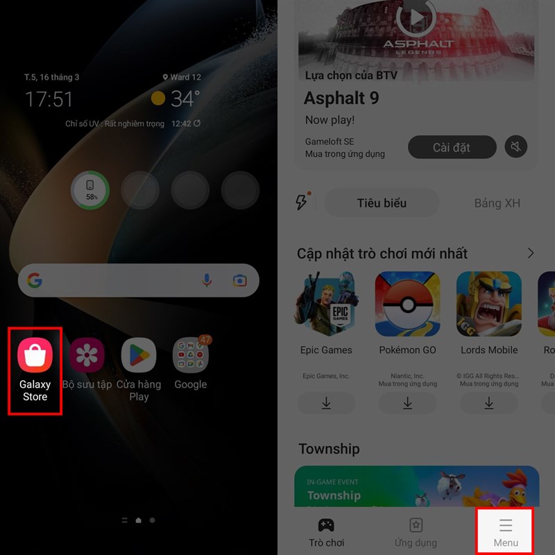 Cách cập nhật ứng dụng mặc định trên điện thoại Samsung