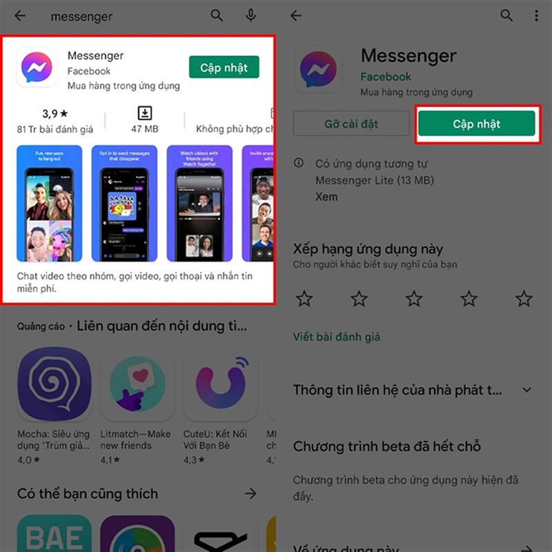 Hướng dẫn cách đổi theme 8/3 trên Messenger